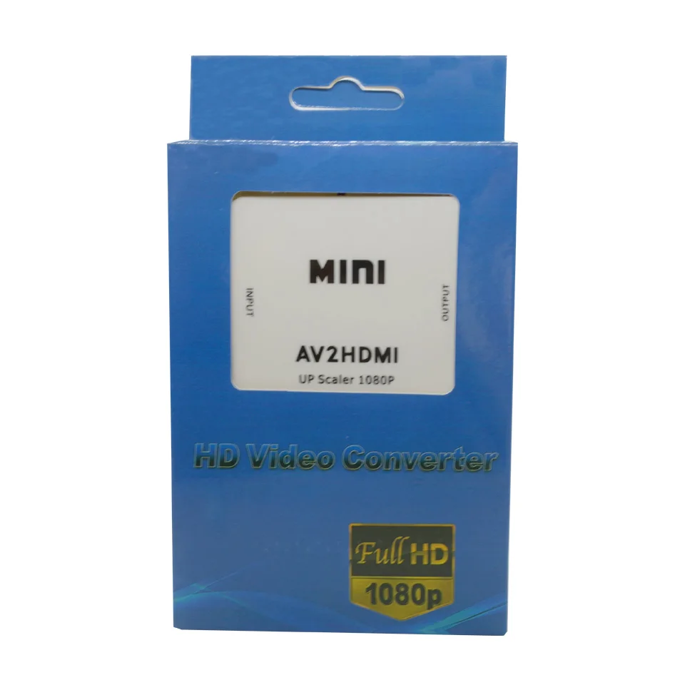 Hgoog Мини AV к HDMI видео конвертер AV2HDMI RCA аудио CVBS чтобы адаптер для HD ТВ PS3 PS4 ПК DVD Xbox