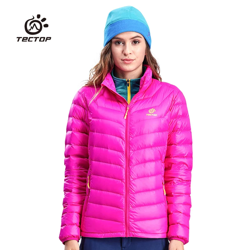 90% утиный пух спортивная зимняя женская ветрозащитная Ультралегкая пуховая