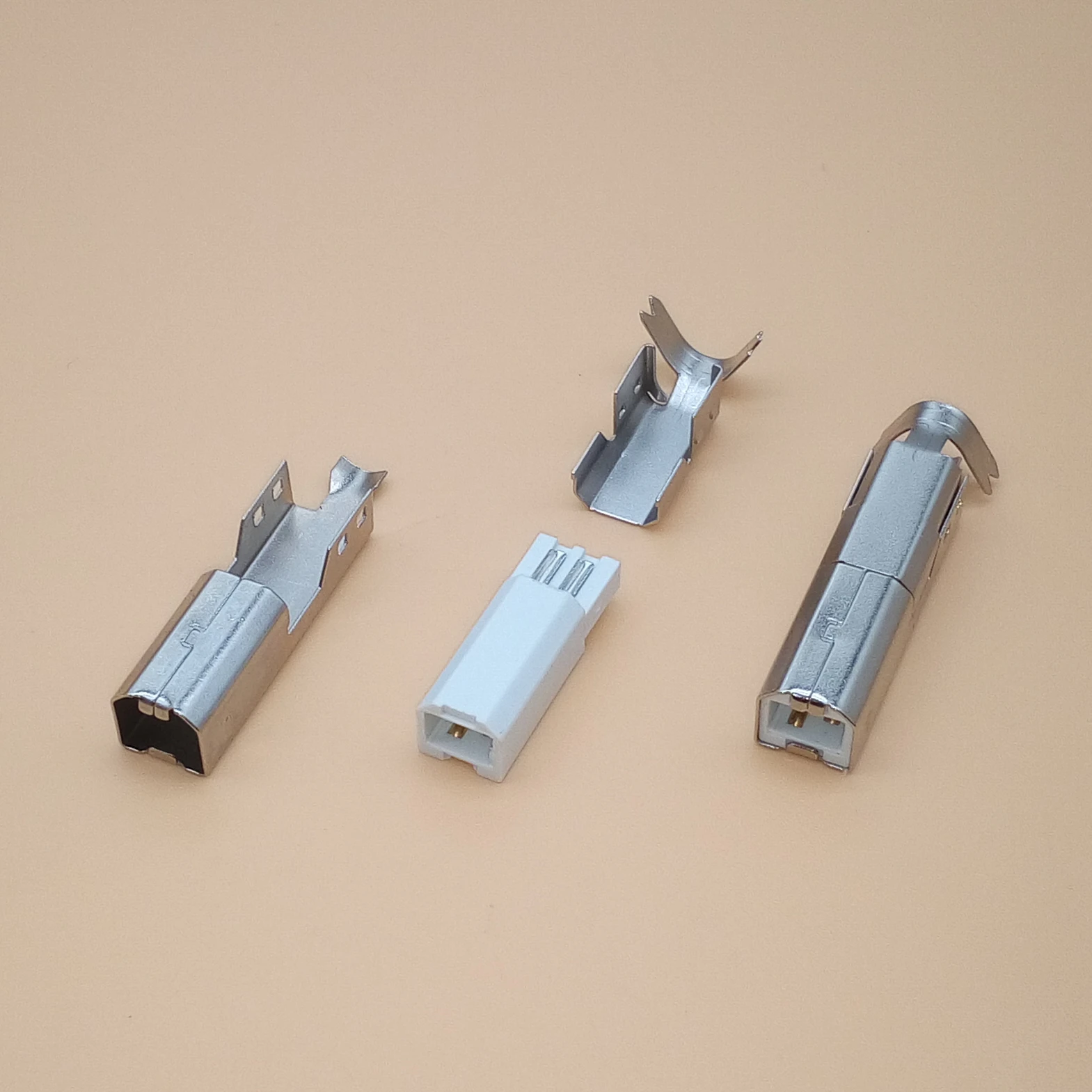 10 шт. USB 2 0 Type B 4 контакта штекер разъем принтера для пайки DIY | Обустройство дома