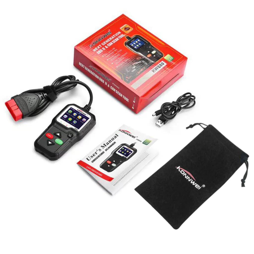 KONNWEI KW680 автомобильный диагностический инструмент полностью OBD2 функция