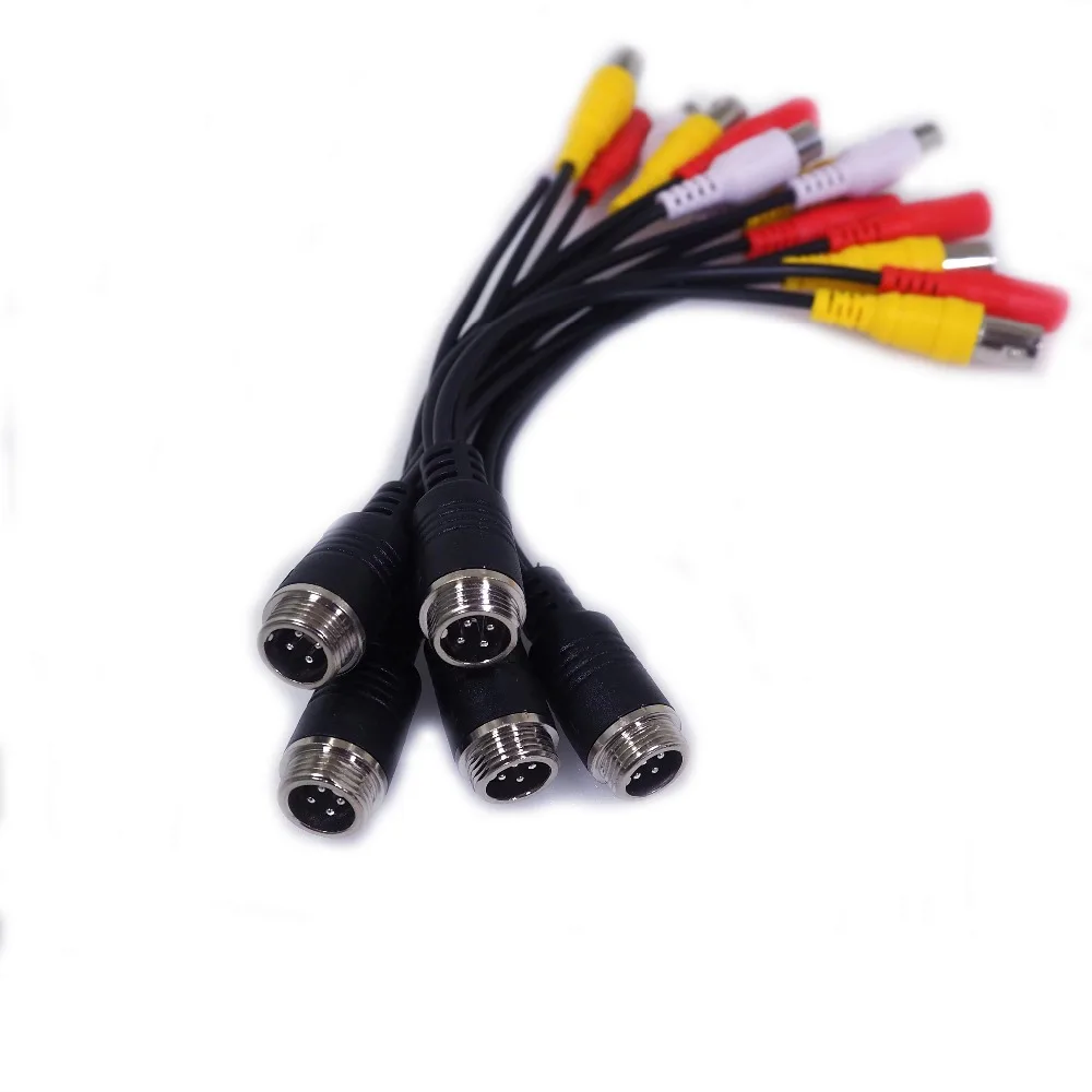 

Factory direct Conector Cable of 4PIN 20CM Aviation Cable to BNC RCA Power Audio Video 12v Output Adaptor Cable for CCTV Camera