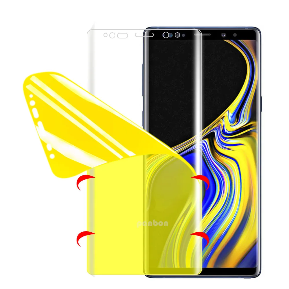 Защитная пленка из ТПУ для Samsung Galaxy Note 8 9 S9 S8 Plus 3D полное покрытие защита экрана на