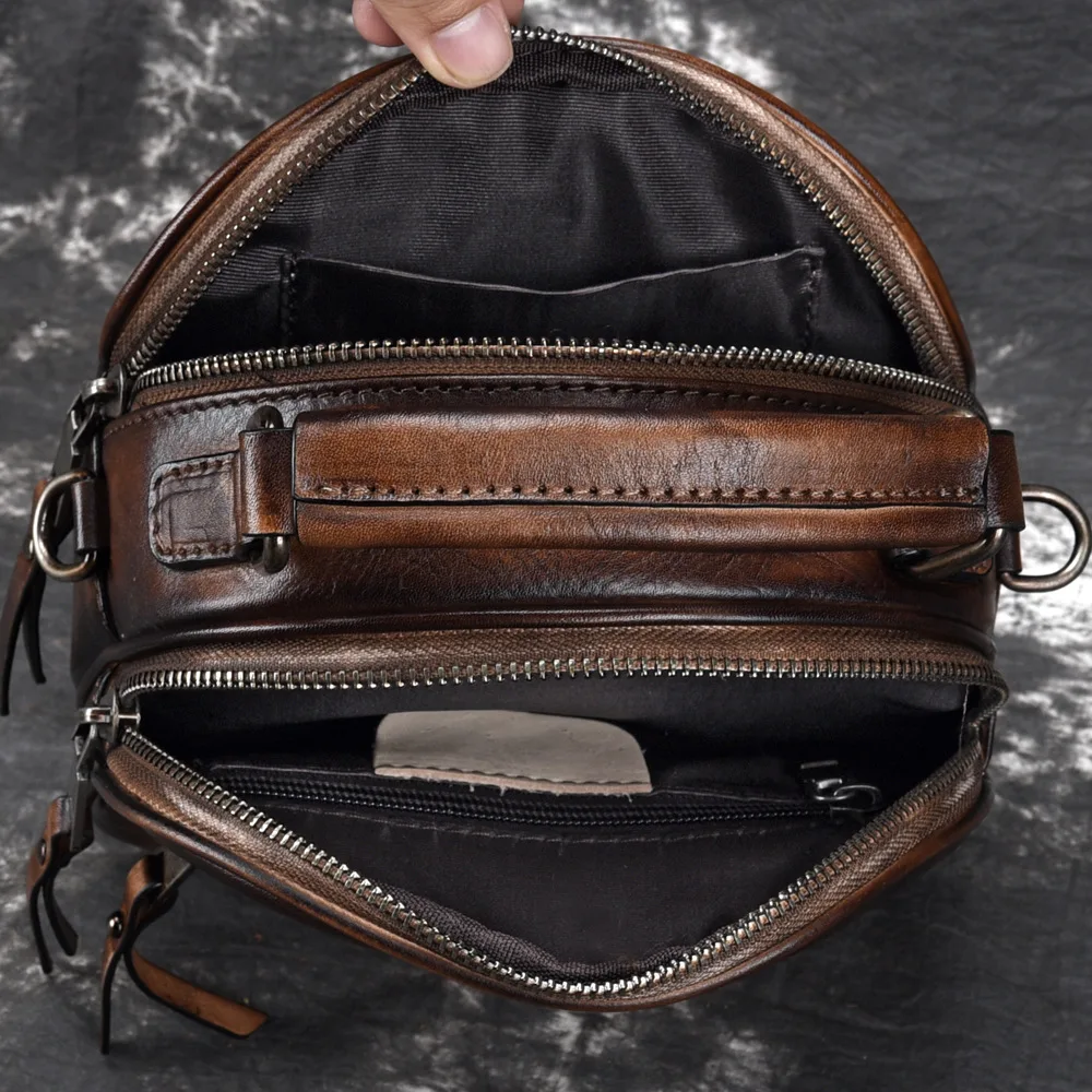 Женская сумка из натуральной кожи на плечо в стиле ретро 2018|Сумки с ручками| |