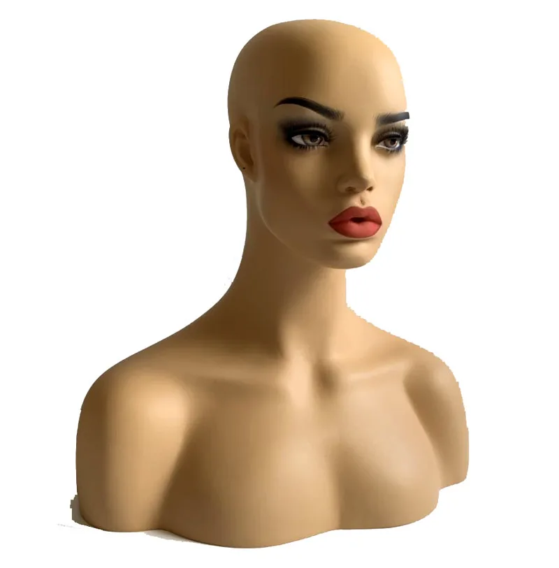 Новинка 1 шт. высококачественные роскошные женские реалистичные головы манекена