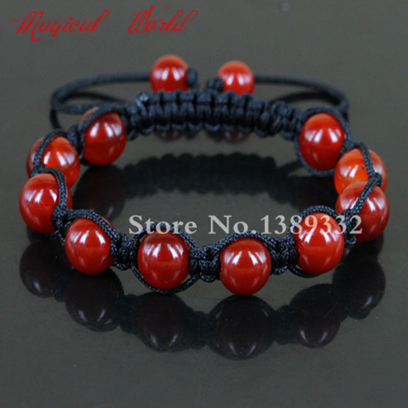 KEJIALAI высокое качество сердолические бусины макраме браслет ручной работы