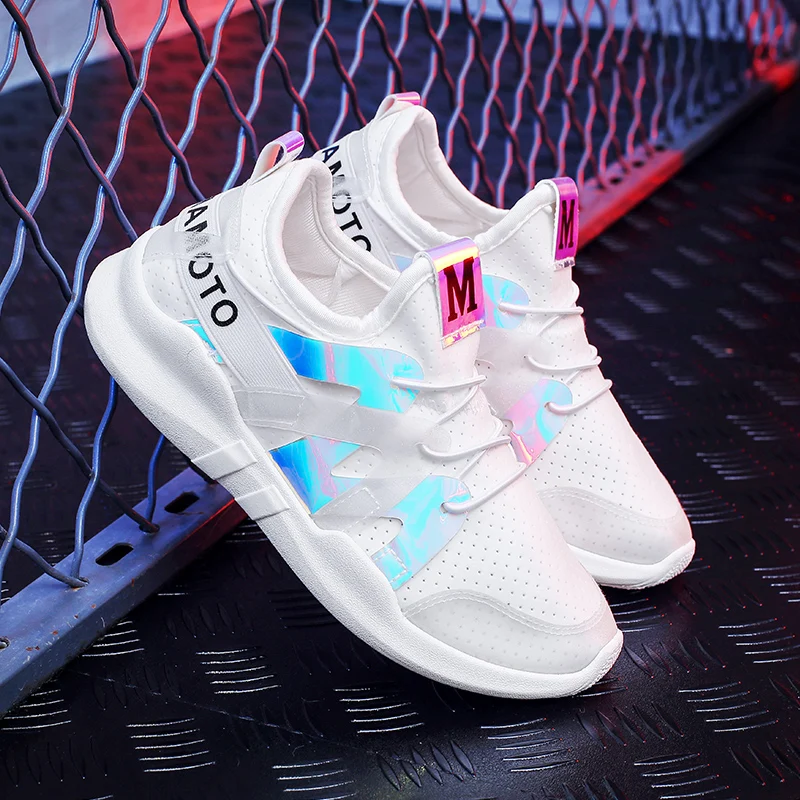 Женская Вулканизированная обувь коллекция 2019 года сезон весна модные кроссовки