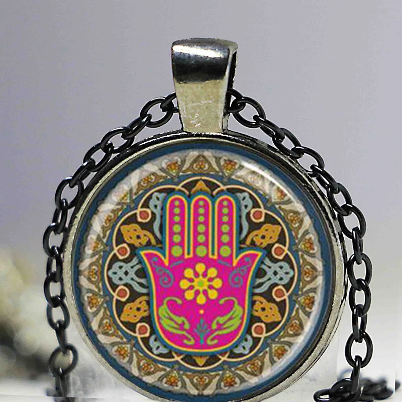 Подвеска с амулетом Хамса защитное ожерелье для рук художественное украшение на