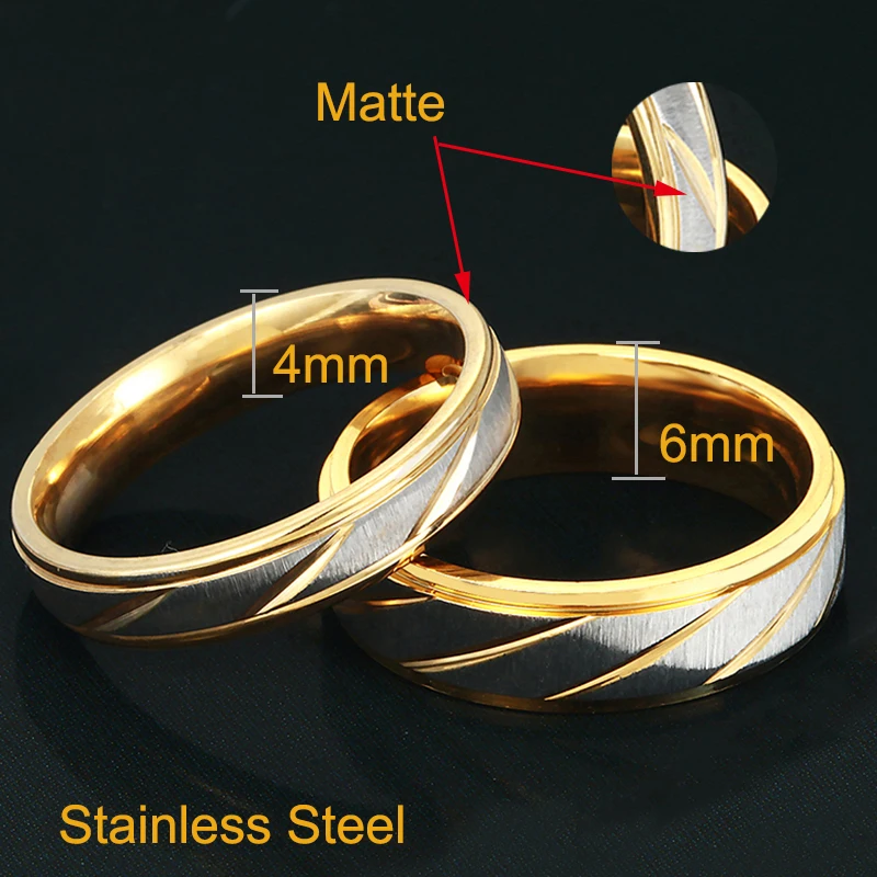 Обручальные кольца из нержавеющей стали UZone для влюбленных индивидуальное имя