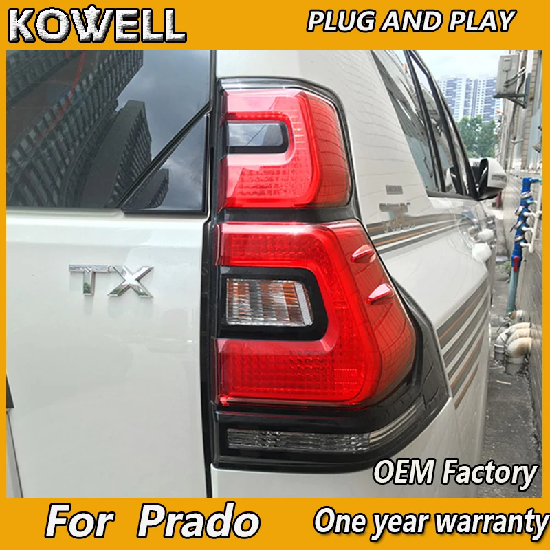 KOWELL автомобильного заднего фонаря для LC150 GRJ150 задние фонари LAND CRUISER PRADO 2018