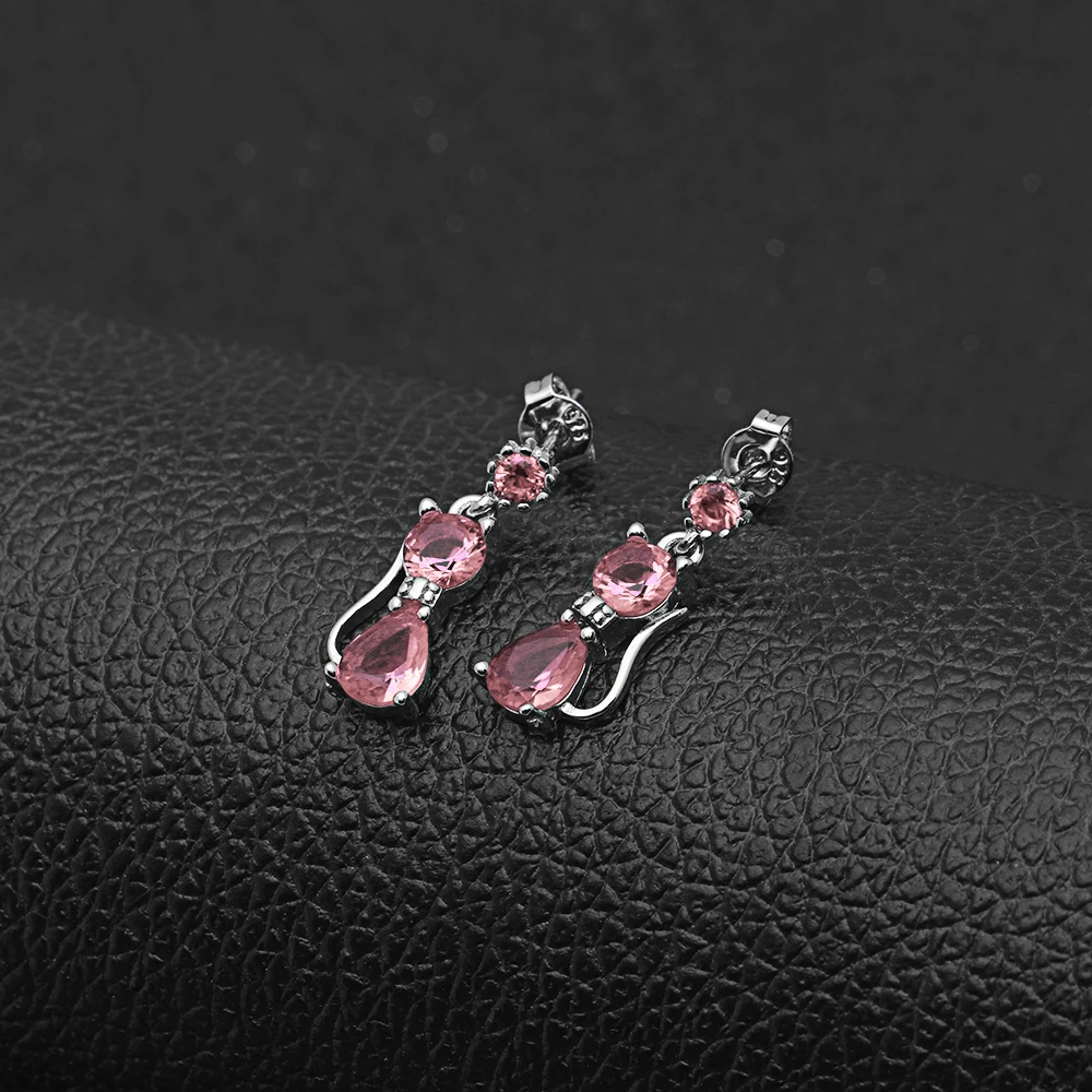 Женские серьги гвоздики серебряного цвета с круглым Цирконом|Серьги-гвоздики| |