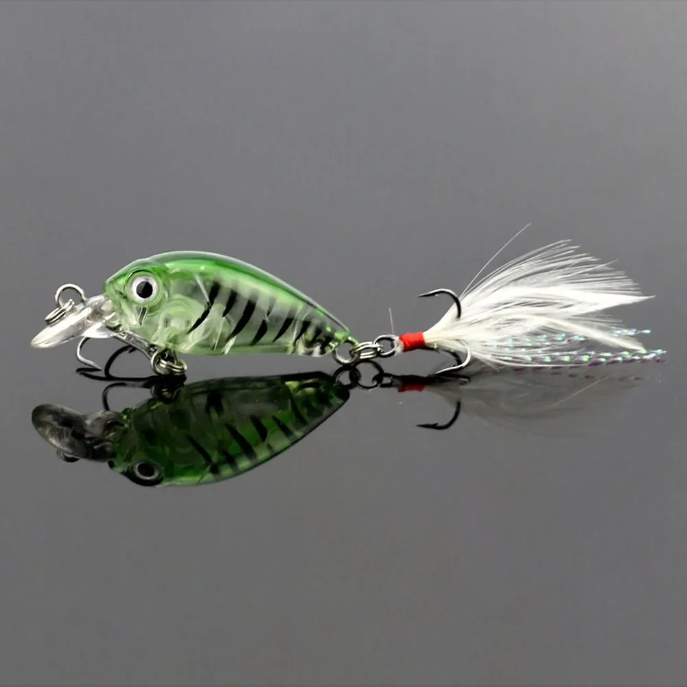 Высокое качество 5 шт 4 см рыболовные приманки Кривошипные мини Crankbait
