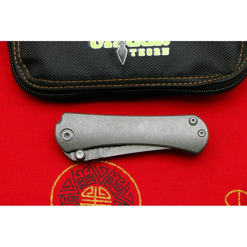 Green thorn SBSF M390 стальное лезвие Nudist TC4 титановая ручка карманный складной нож для