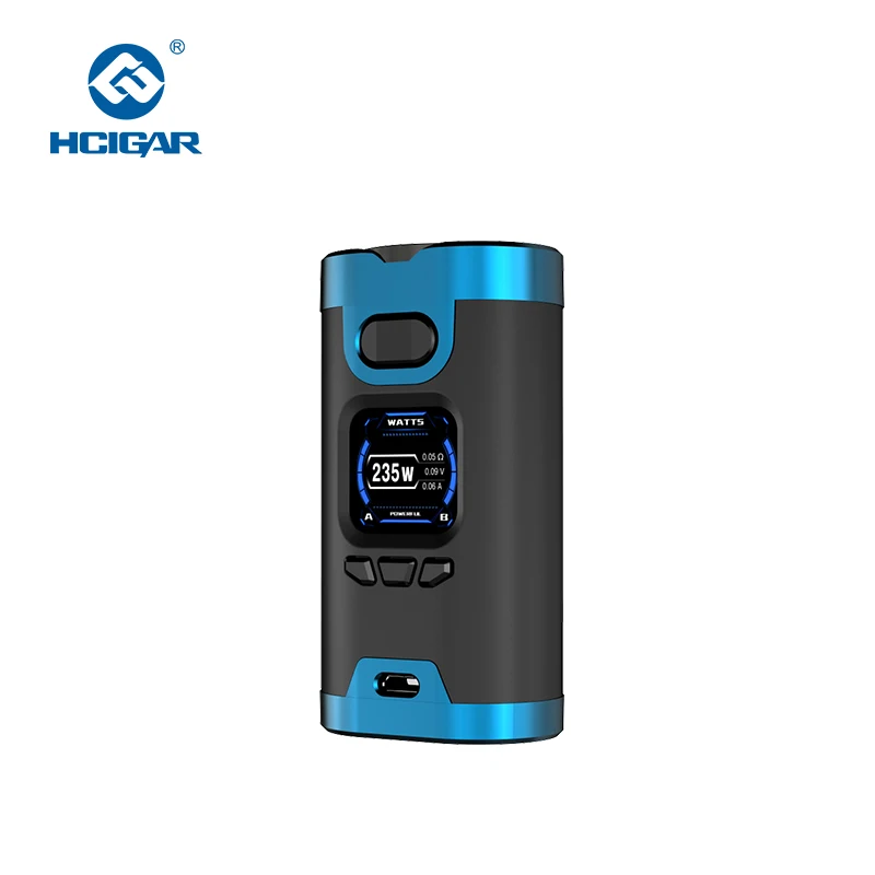 Оригинальный Hcigar Wildwolf 235 Вт TC коробка Mod Vape электронная сигарета испаритель