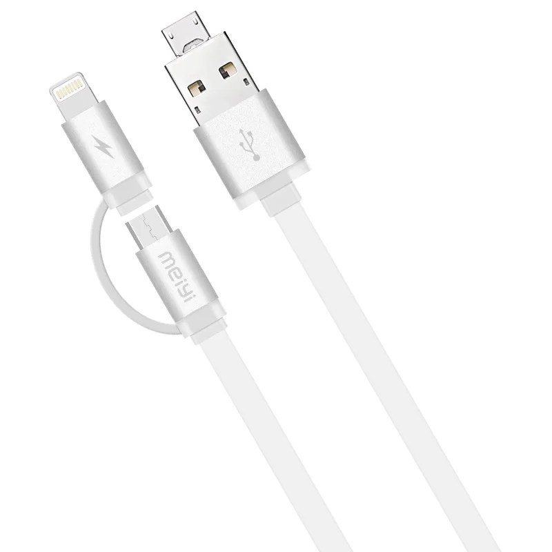 Meiyi 1 м металлическая вилка OTG USB кабель для iPhone 8 7 6 6s Plus 5S 5 iPad mini подходит IOS 10 9 Pin