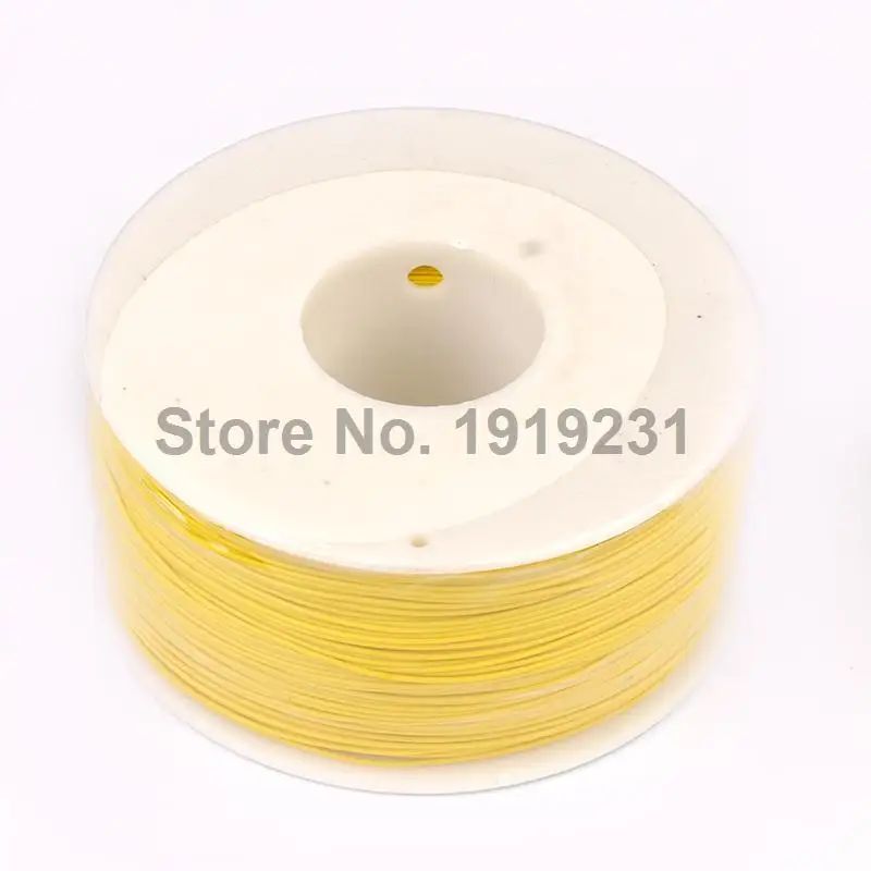 Горячая распродажа! Желтый электрический провод 250 метров оберточный