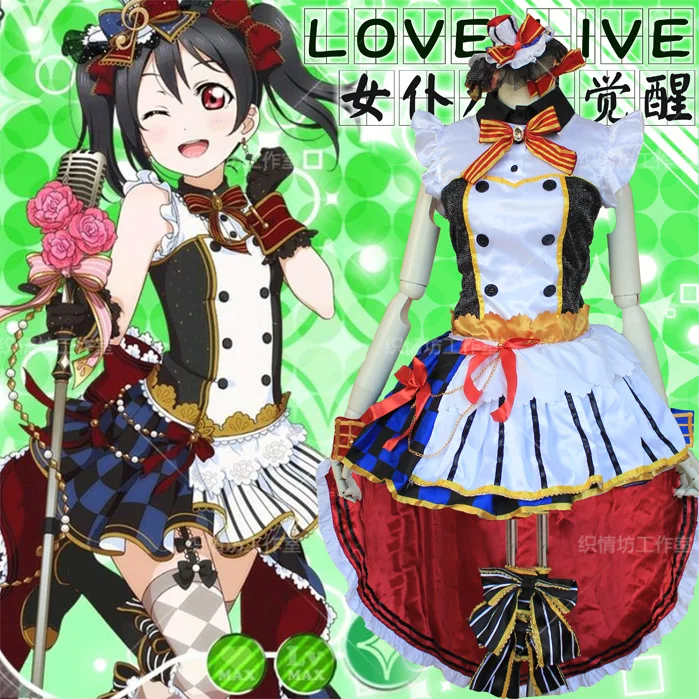 LoveLive! Все характер Maid Cafe пробудить серии японский костюм для косплея в стиле