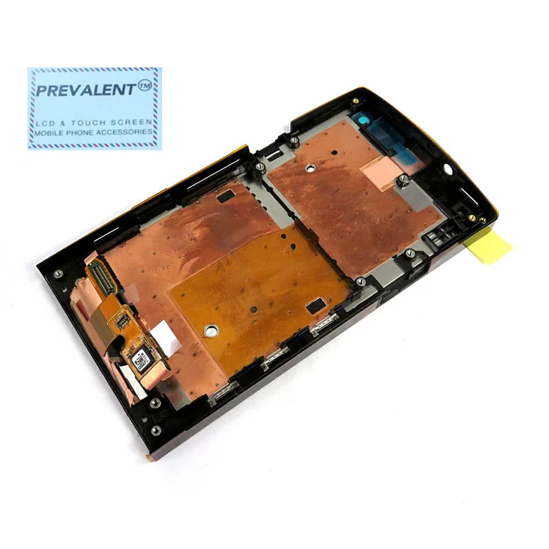 

For Sony Xperia S LT26 LT26i Black Touch Screen Digitizer Panel + LCD Display Monitor Assembly Frame