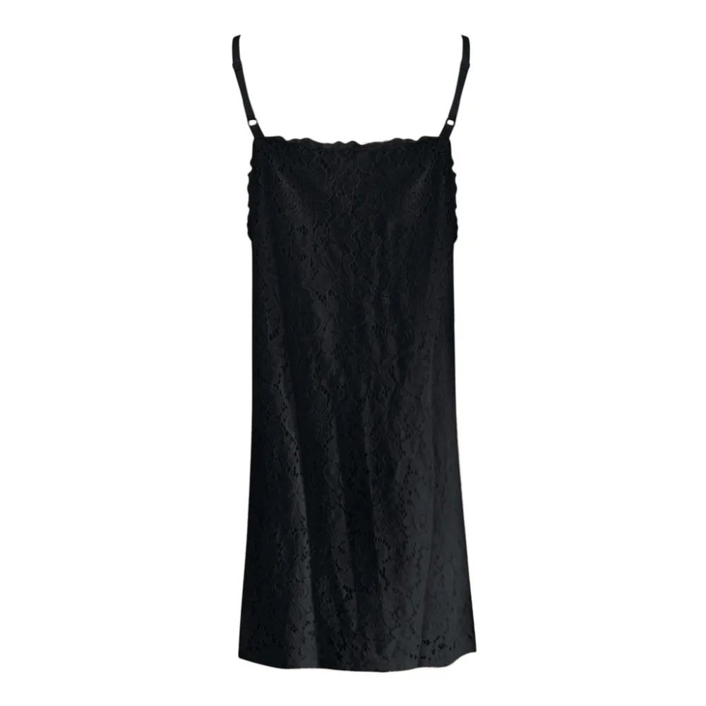 

2020 new summer hot Fashion Women's Sleeveless lace Solid Casual V Neck Dress Loose Plus Size verano mujer sukienki damskie #F7