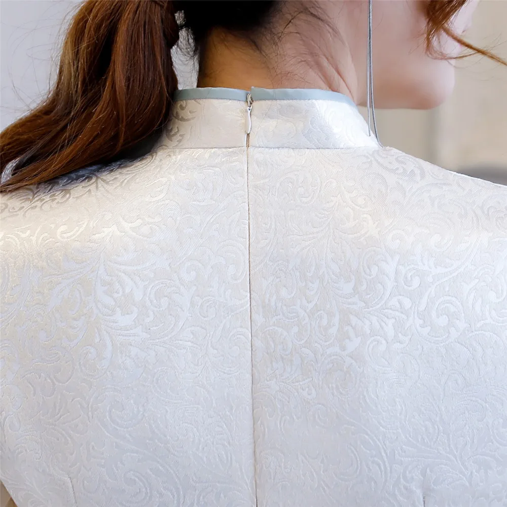 Shanghai Story традиционные китайские топы, 3/4 рукав, cheongsam Топ, традиционный китайский топ, смесь хлопка, блузка, Топ