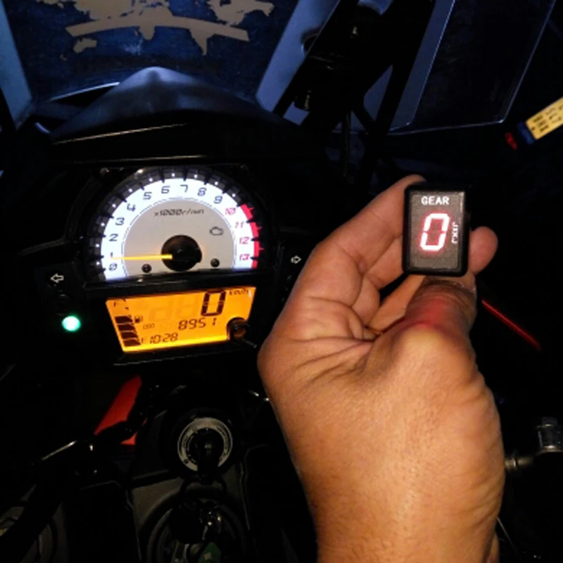 ZSDTRP Ecu Plug Mount 6 скоростей дисплей индикатор 1-6 уровня цифровой шестерни для