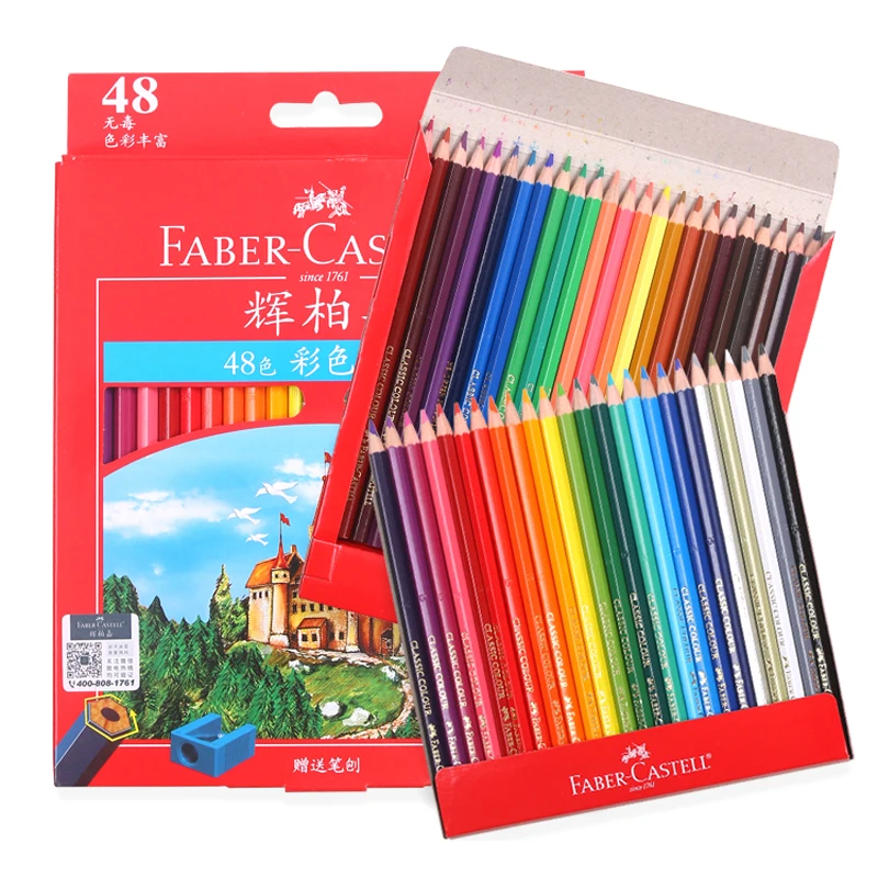 Faber Castell 36/48/72 цветные карандаши Lapis De Cor профессиональные искусственные
