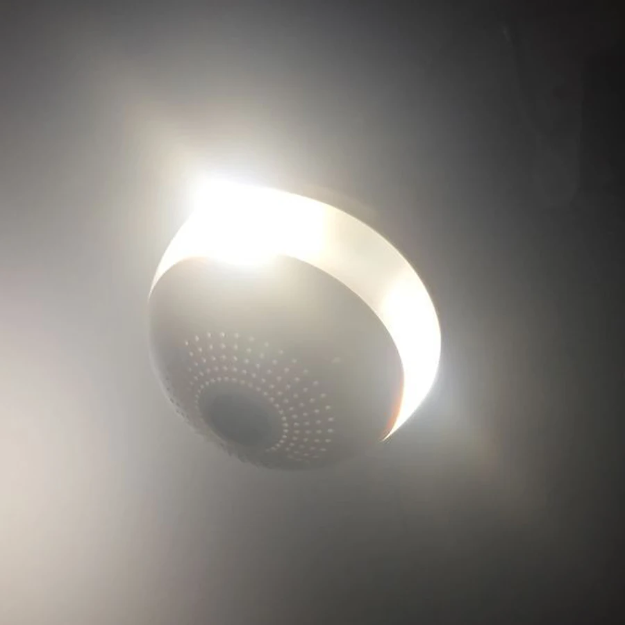 960P 360 градусов Беспроводная ip-камера лампа светильник рыбий глаз умный дом CCTV 3D VR камера 1.3MP Домашняя безопасность ip-камера sd карта Wi-Fi