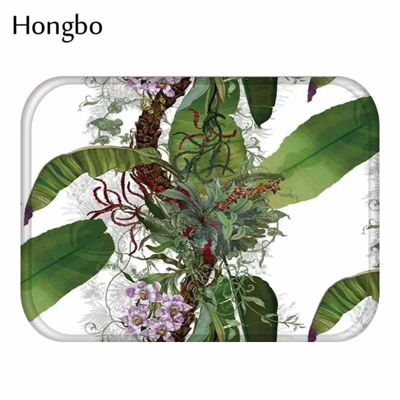 Декоративный цветочный дверной коврик Hongbo домашний и для ванной|Коврик| |