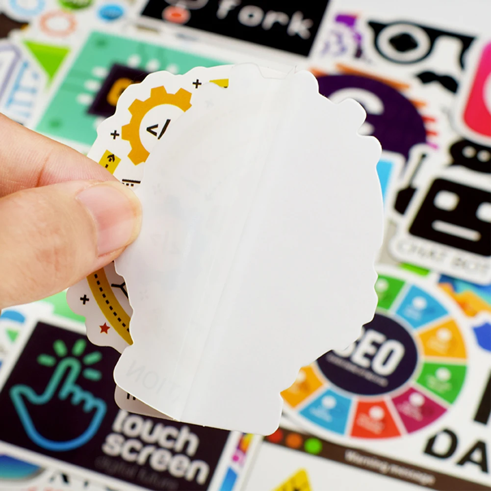 50 шт. DIY наклейки ноутбук автомобиль интернет Java JS phr Html облако Docker Биткойн