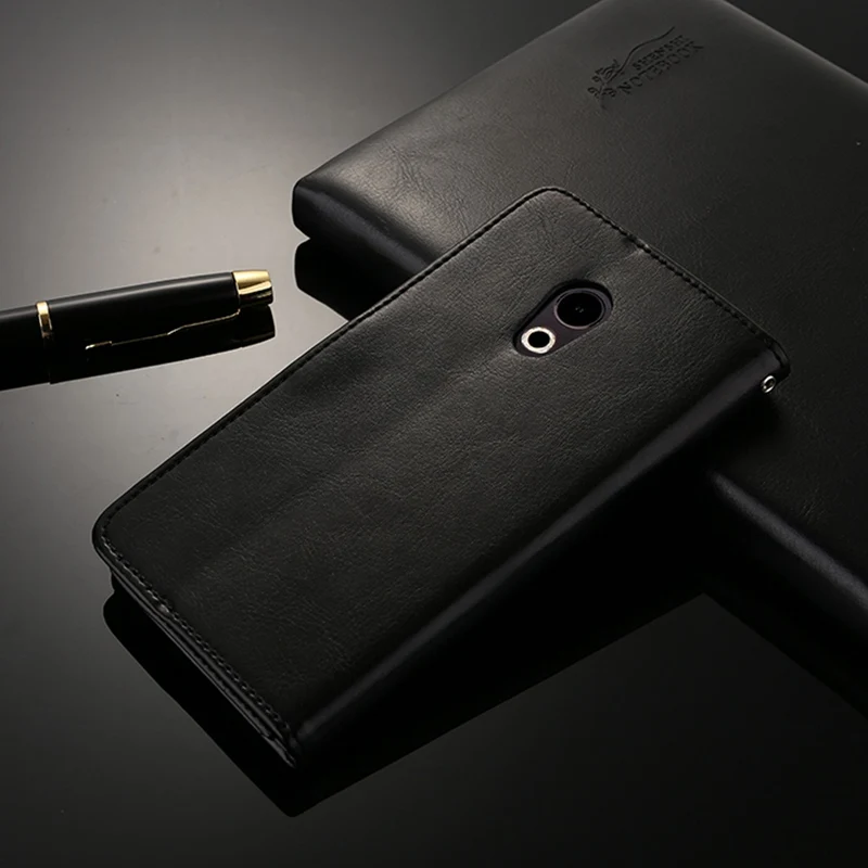 Чехол из искусственной кожи для Meizu Pro 6 7 15 Plus с откидной крышкой на 360 градусов