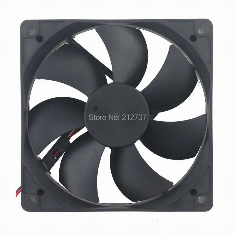 2Pcs Gdstime 120MM DC 12V 1800RPM 2Pin 12cm 12025 120x120x25mm Brushless Computer Cooling Fan | Компьютеры и офис