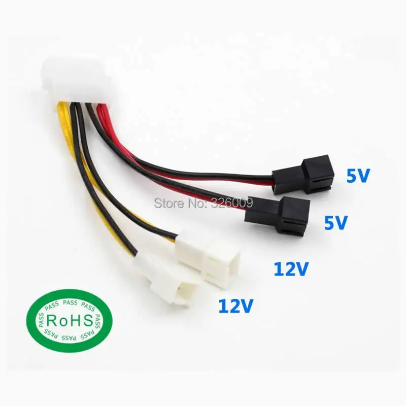 ARSYLID кабель конвертер D 4pin преобразователь 3pin 4 set 12V 5V для преобразования