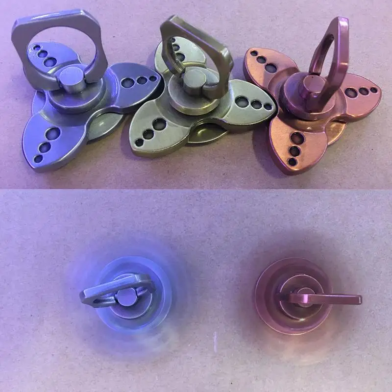 Треугольник Палец Непоседа Spinner Сплава Телефон Держатель Стенд Стент Опорное