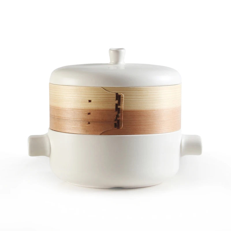 

Japan South Korea style steamer casserole stew pot ceramic pot fire-resistant high temperature enamelled thermal soup cooker