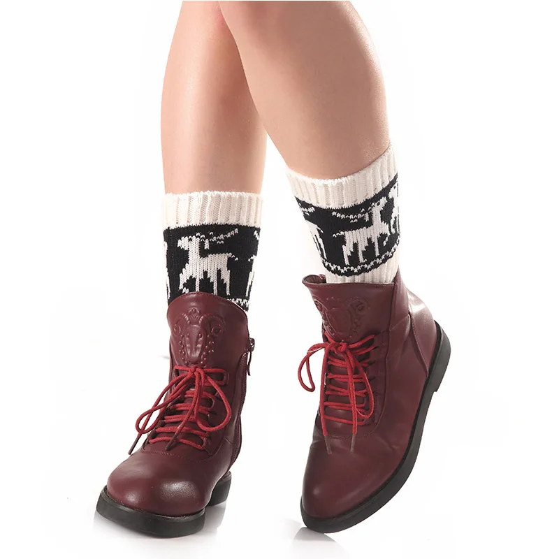 Оптовая продажа ботинки из кожи лося носки гетры зимние короткие женские