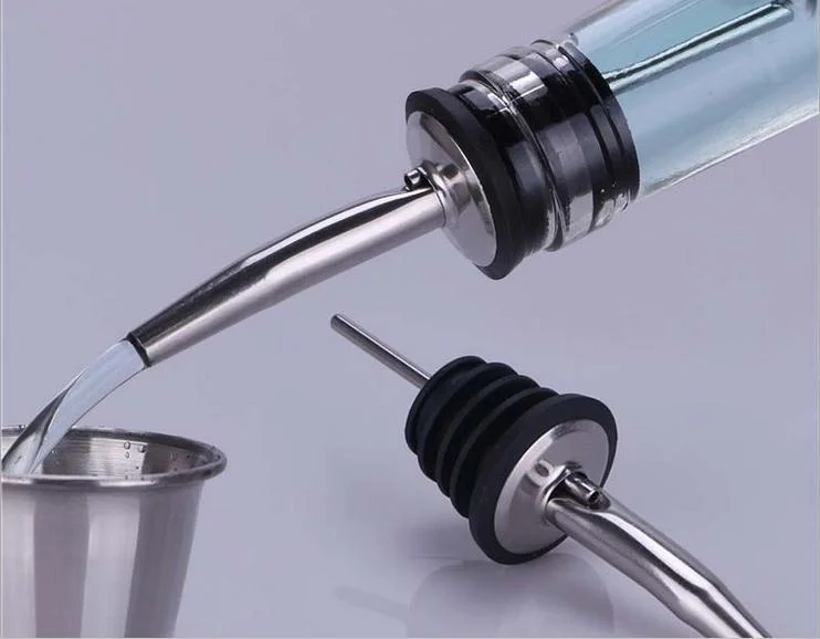 Newcomdigi 6 шт./лот бутылка вина Pourer нержавеющая сталь масла из пробки бармен дозатор