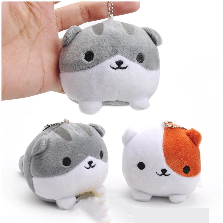 Горячие 10 см Kawaii маленький кот плюшевые Игрушечные лошадки мягкие Животные