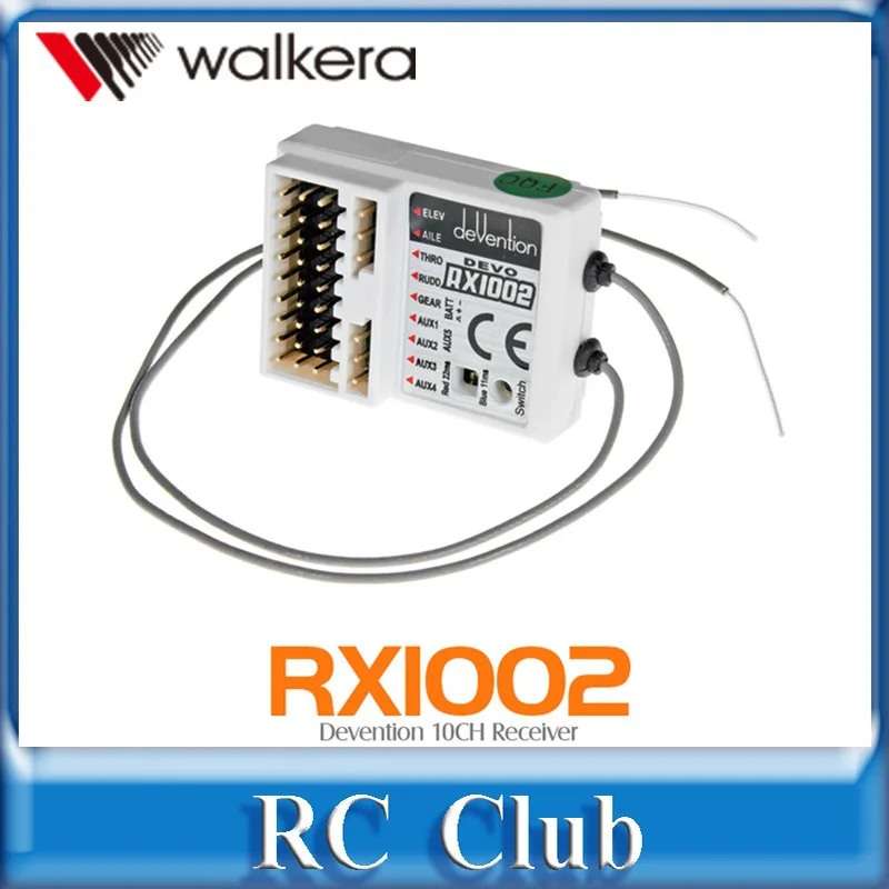 

Walkera New RX1002 Receiver White 10-Channel for Walkera All Transmitter