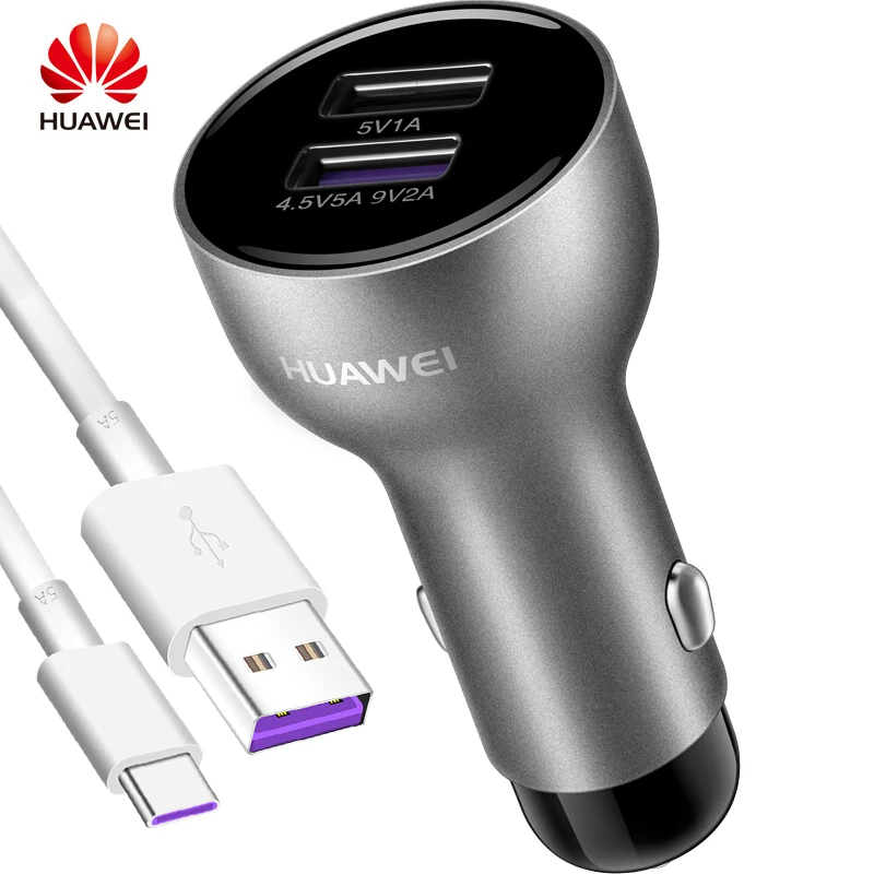 Huawei автомобильное супер зарядное устройство USB зарядное устройство для путешествий 5V4. 5A 5A кабель Duable USB порт P10 P9 Plus P20 mate 10 9 Pro Lite