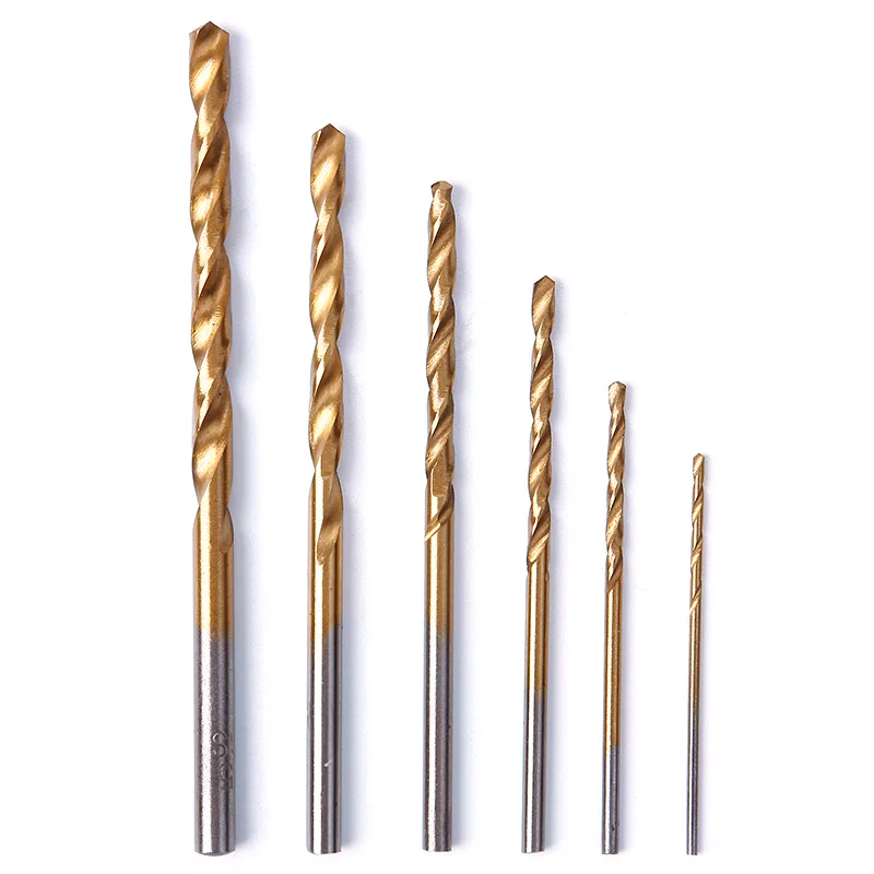 Полезное 60 шт./компл. миниатюрное спиральное сверло набор титановой пилы из
