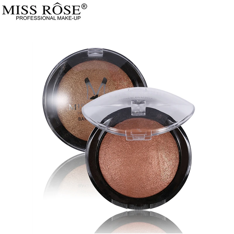 Miss Rose Румяна для макияжа пудра лица запеченная румяна бронзатор палитра цвет