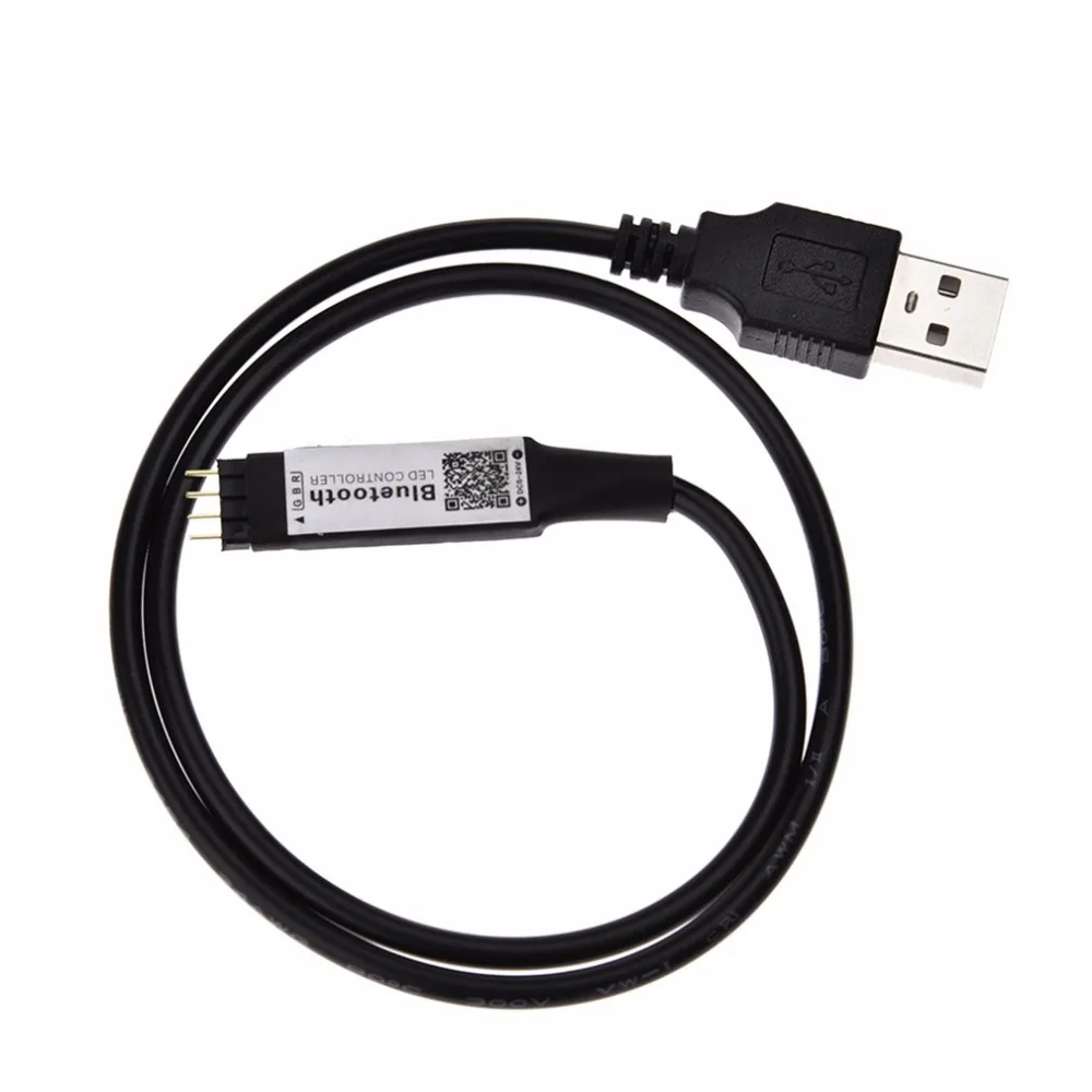 Миниатюрный Bluetooth контроллер 5 в Usb Rgb светодиодсветильник ленты световой диммер 4