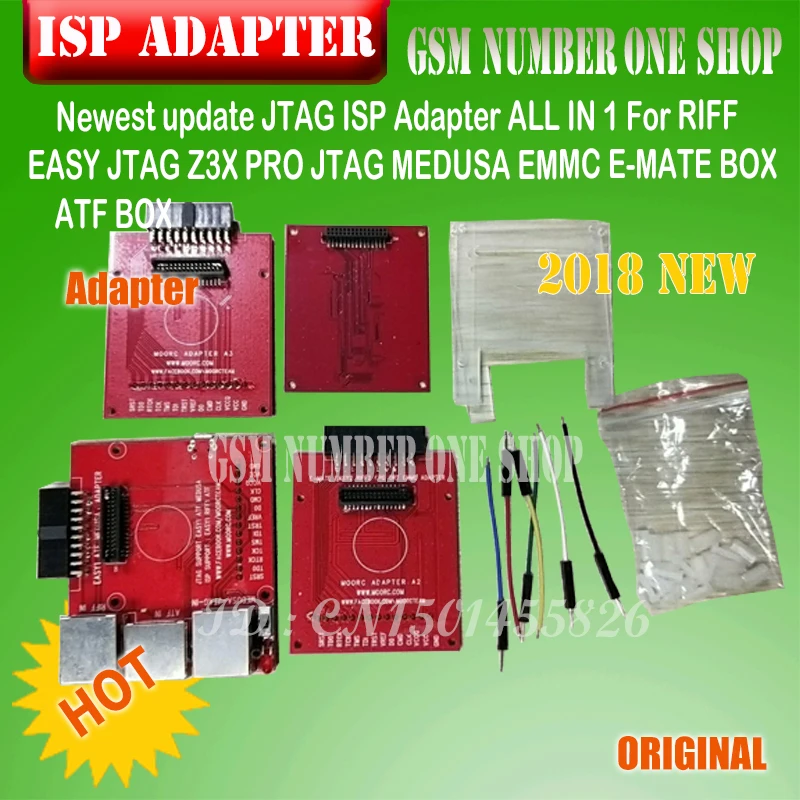 Новейшее обновление JTAG ISP адаптер Все в 1 для RIFF легкий JTAG Z3X PRO JTAG Медуза EMMC E-MATE коробка ATF