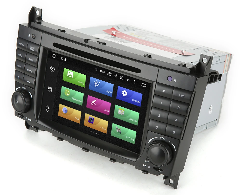 4G RAM 64G ROM No Tax Android 9 0 автомобильный dvd плеер GPS навигационное радио для Mercedes Benz CLK Class
