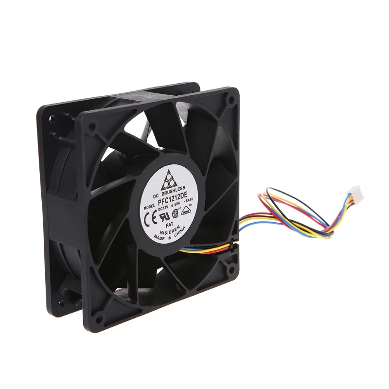 120x120x38 мм бесщеточный DC12V 4.8A 11 лопастной вентилятор охлаждения 12038 Для Delta