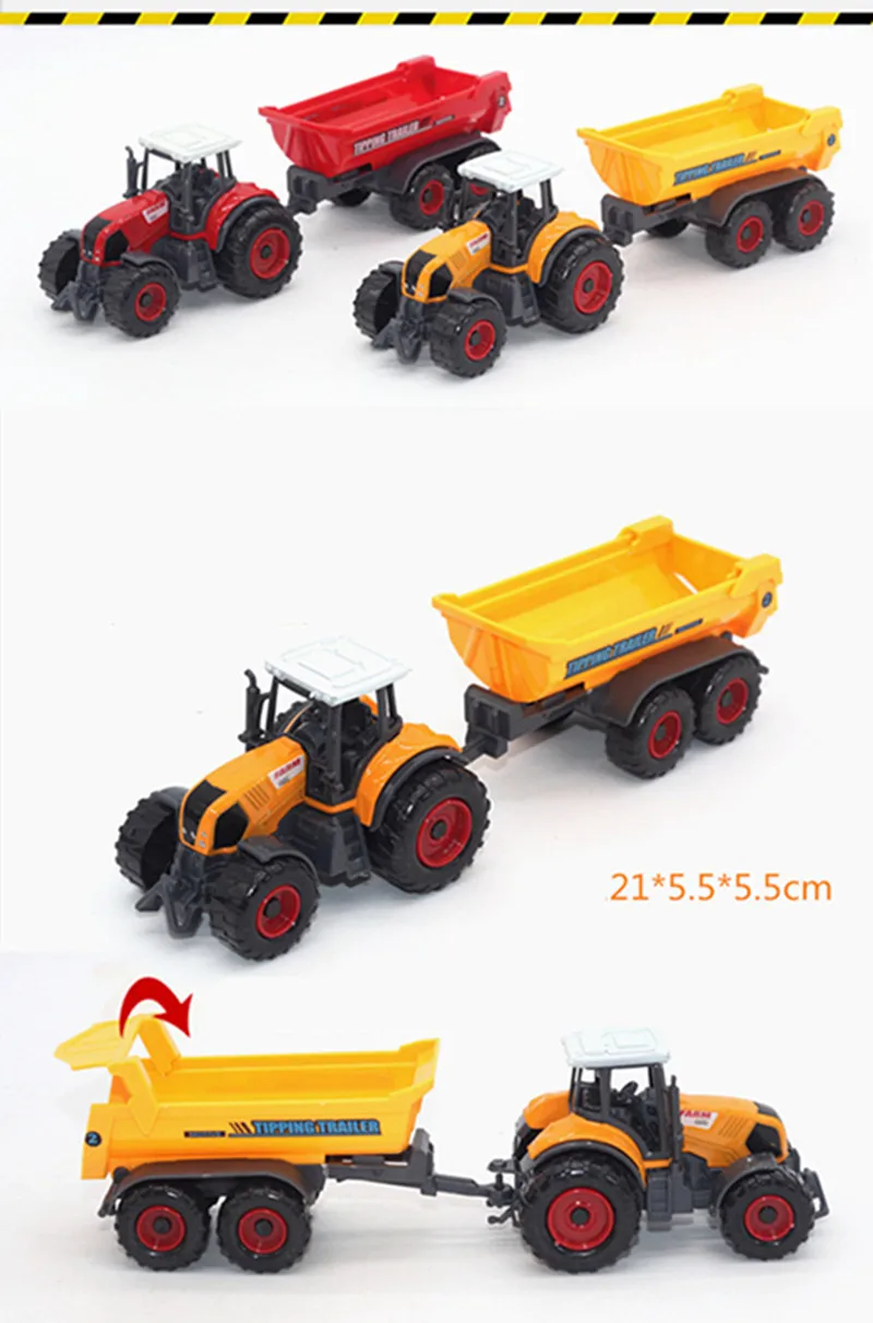 Модели фермерских автомобилей из сплава 1:64 игрушечные машинки с высокой