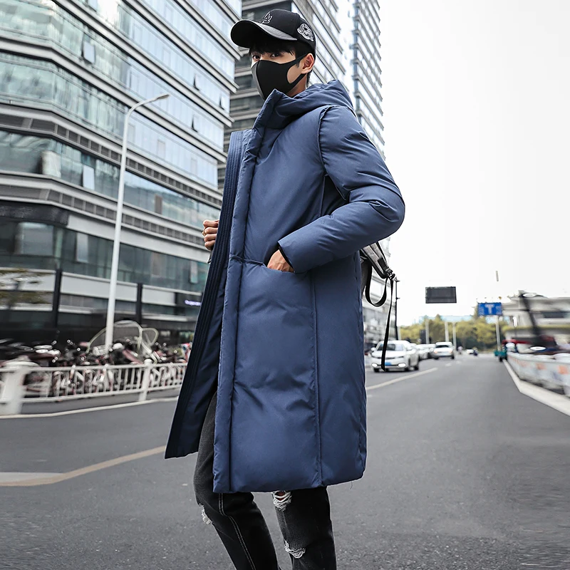 b High Quality Parka Men Winter Long Jacket Thick Cotton-Padded Mens Coat Male Fashion Casual Coats 5XL | Мужская одежда