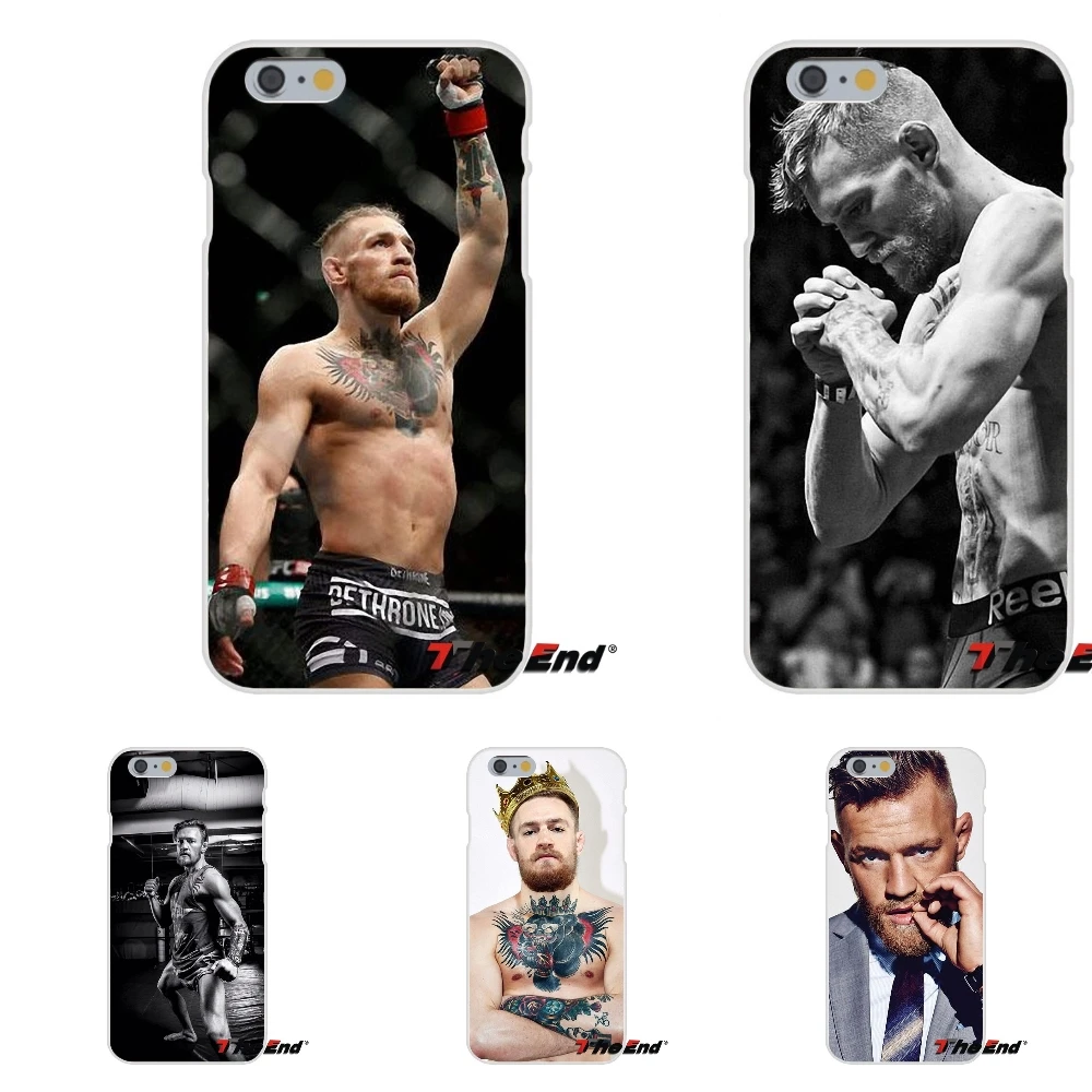 Известный conor mcgregor Модный мягкий силиконовый чехол для iPhone X 4 4S 5 5S 5C SE 6 6S 7 8 Plus Galaxy