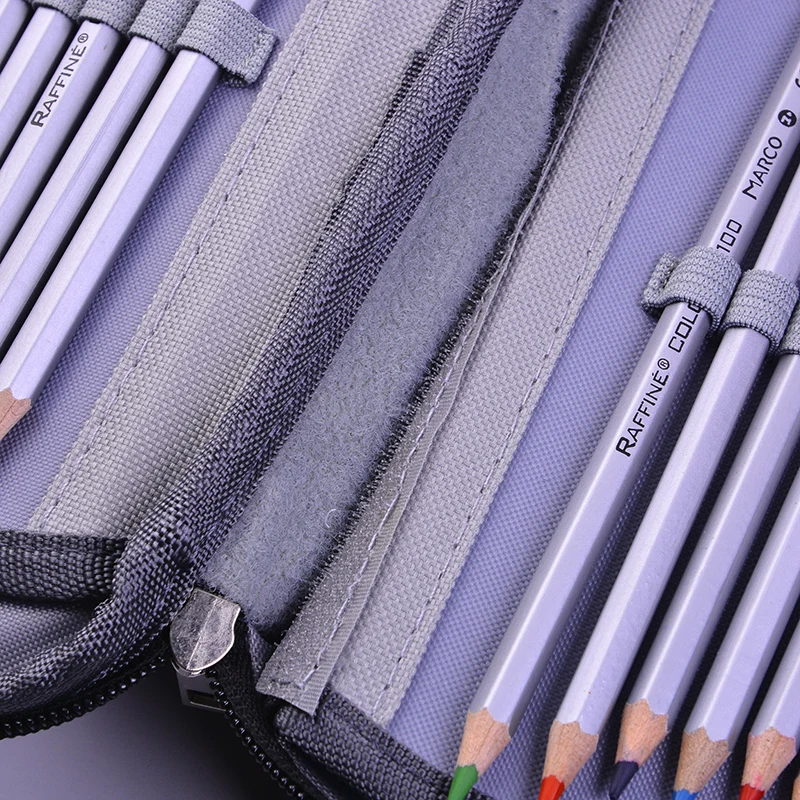 Пенал 72 Отверстия estuche Эсколар Pencilcase Trousse школьников stylo Оксфорд ETUI voor школы pennenzak Книги по искусству коробка для Карандаши