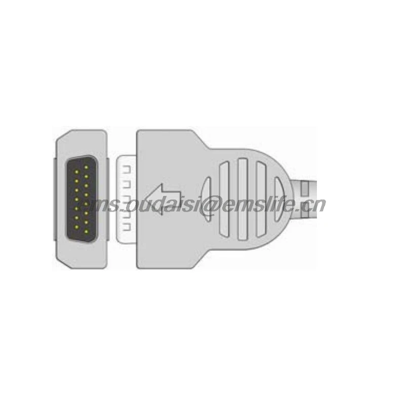 GE-maquette EKG DB15pin разъем для ЭКГ-кабеля запасные части пациента и кардиографии |