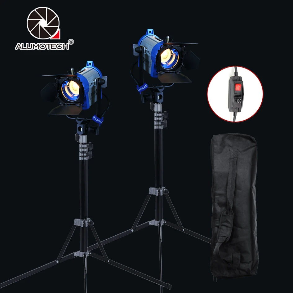 ALUMOTECH диммер встроенный как Arri Fresnel вольфрамовые светильники 150WX2 + стандарт x2
